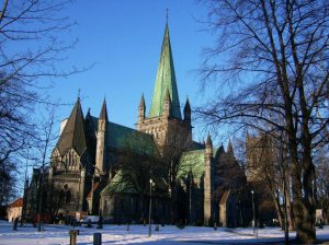 Nidarosdomen in Trondheim, Norway